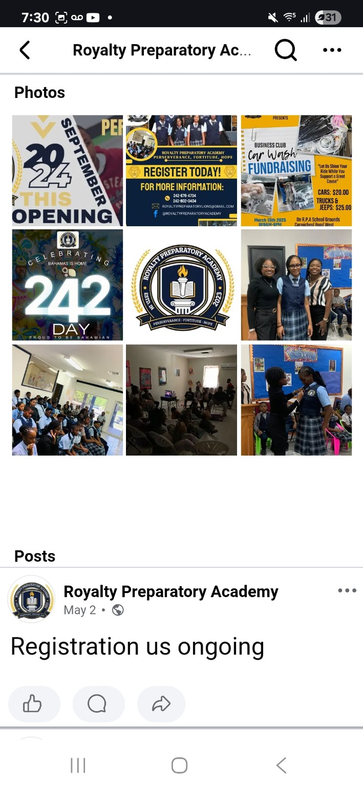 Royalty Preparatory Academy crest
